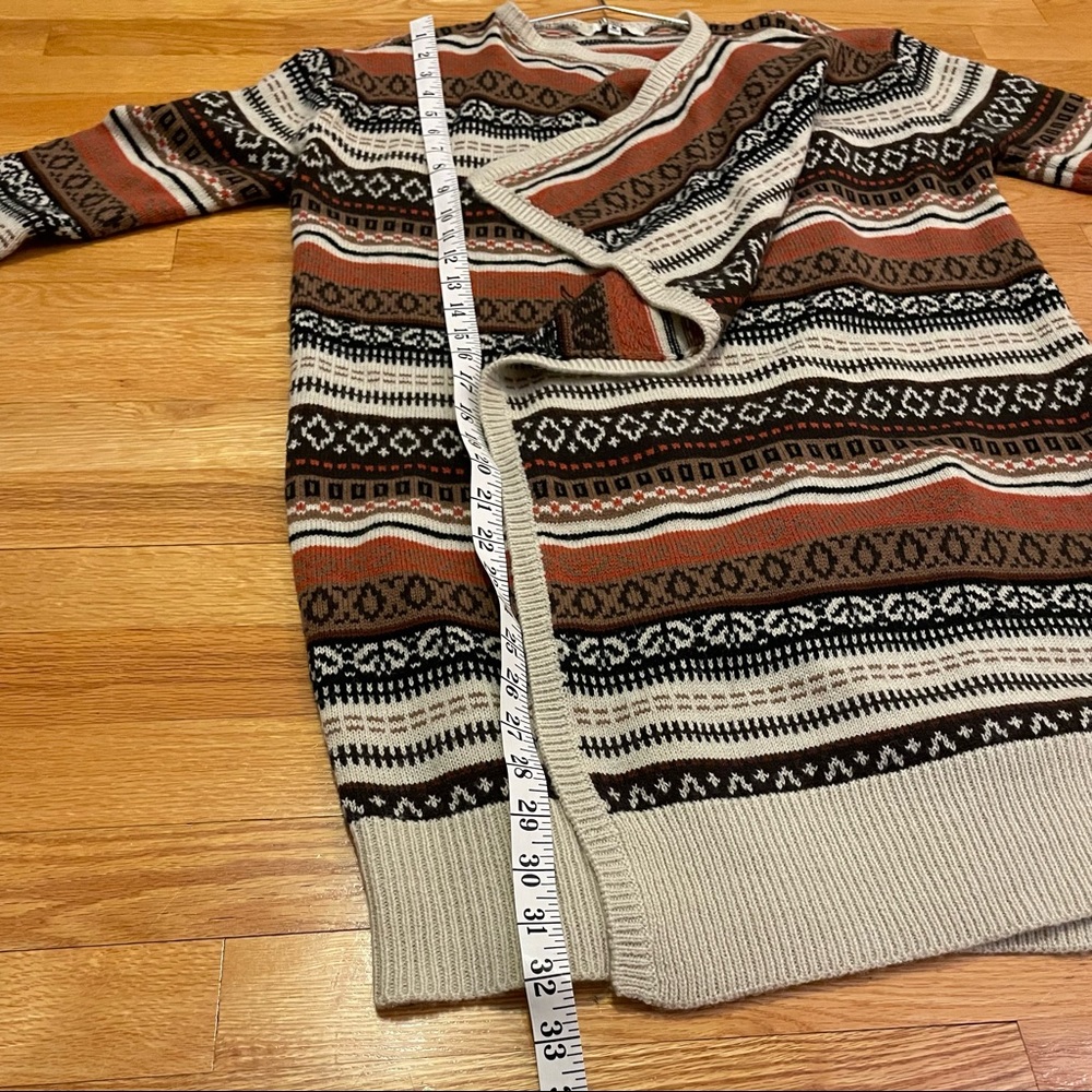 Bb Dakota Aztec Boho Pattern Long Open Front Card… - image 6